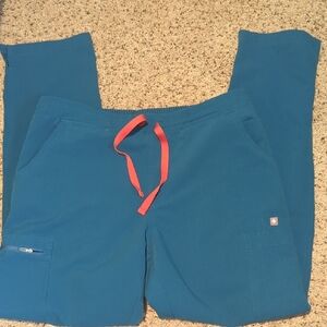 Figs Teal Scrub Pants